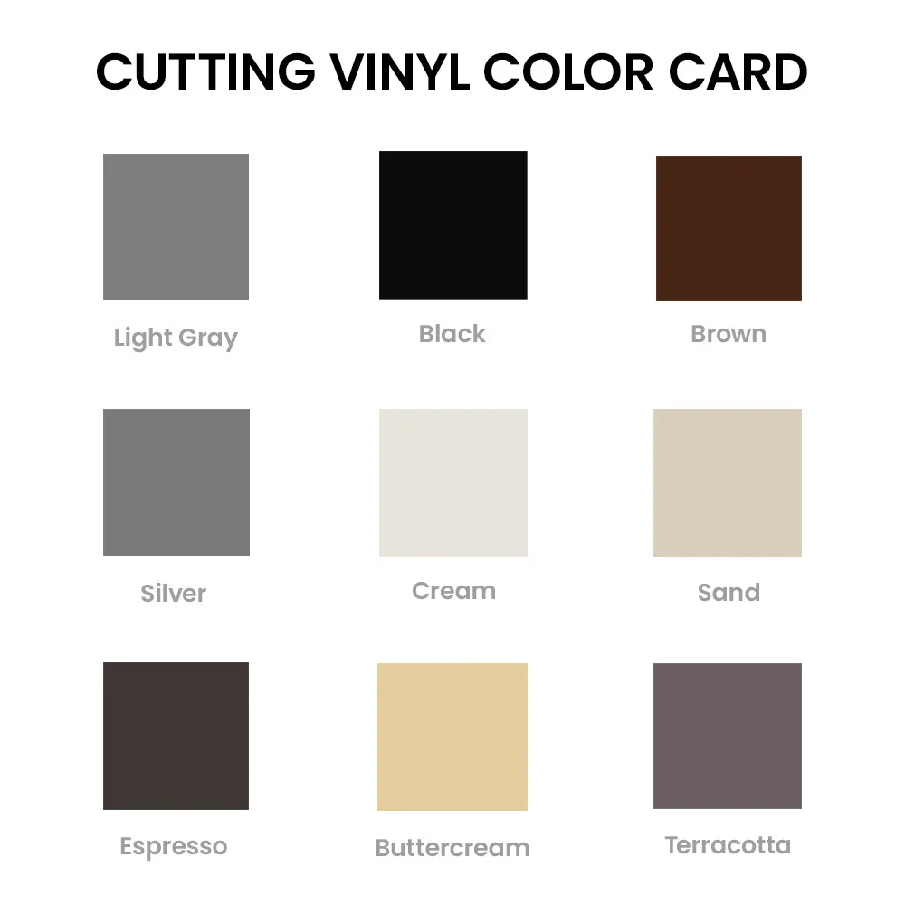 cutting vinyl color card 4